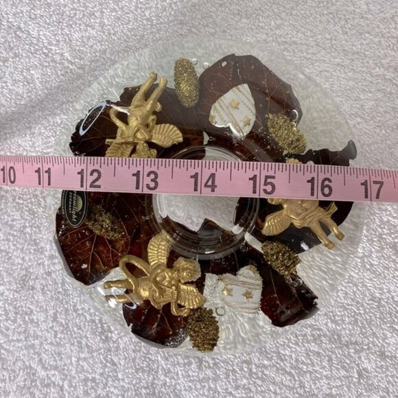 Vintage Dreamlight Germany Handmade Cherub Leaf Vomit Tealight Candle Holder - Picture 4 of 14